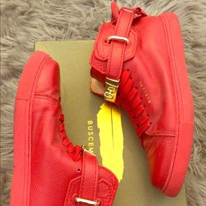 Buscemi red shoes